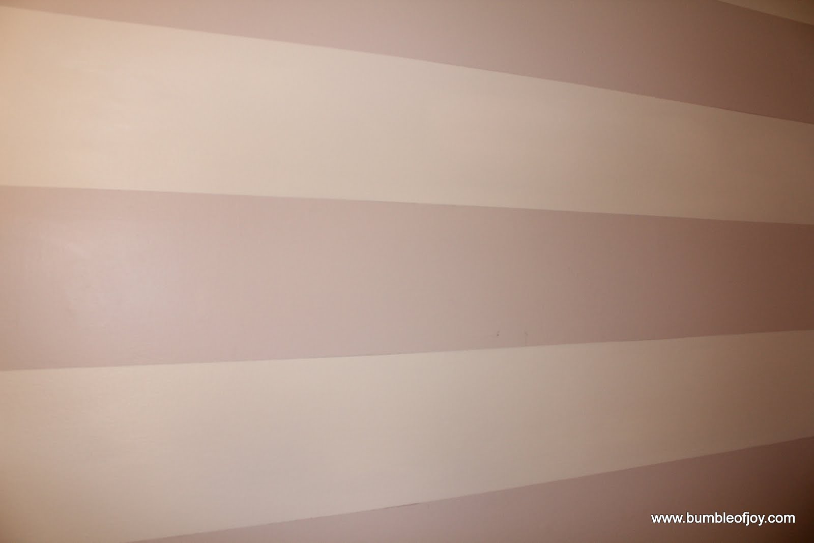 bumble of joy DIY Painting Striped Walls