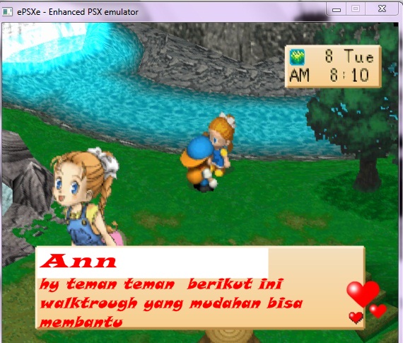 Harvest Moon Back To Nature Btn Cara Mendapatkan Pancingan Besar Fishing Pole Youtube