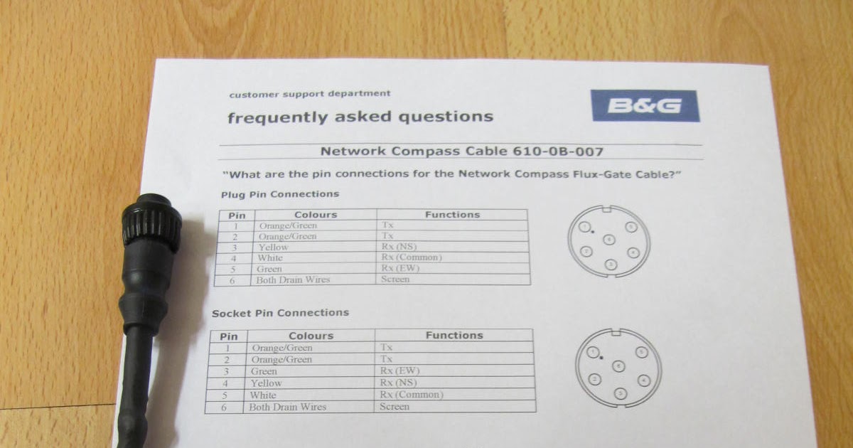 CKD Boats - Roy Mc Bride: B&G Network fluxgate compass wiring b g network wiring diagram 