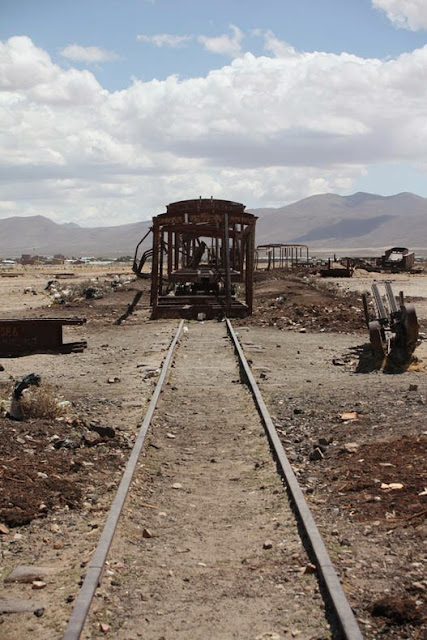 El Cementerio de Trenes en Bolivia