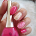 Unhas rosa com padrão leopardo | Pink nails leopard print