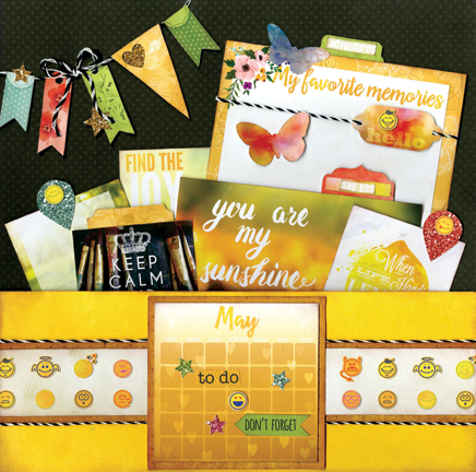 The BoBunny Blog: Calendar Girl Layout!