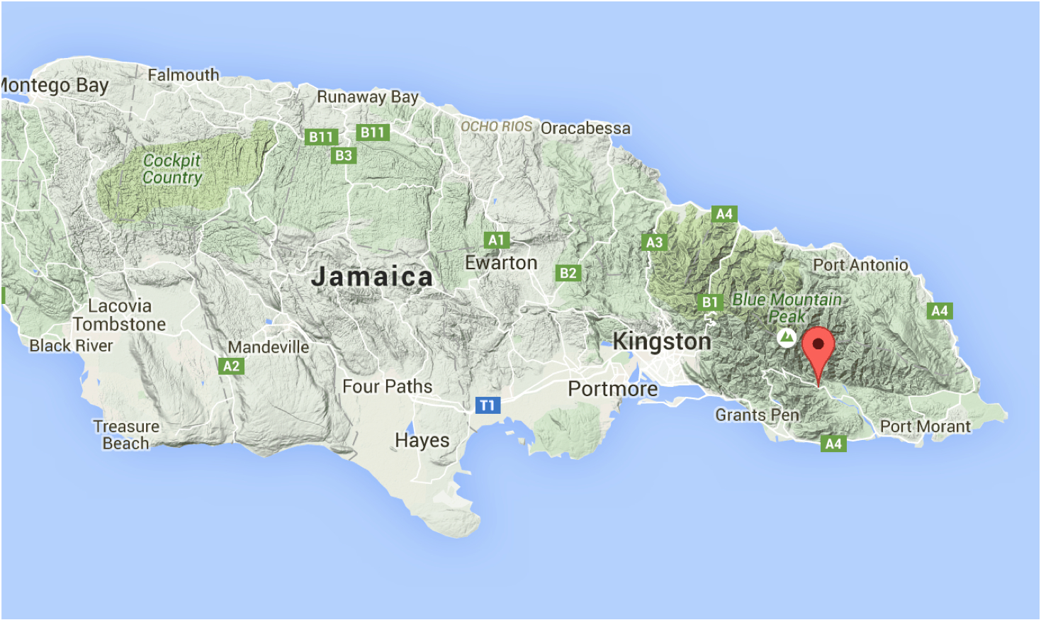 Sciency Thoughts Underground fire in Trinityville, Jamaica, not volcanic.