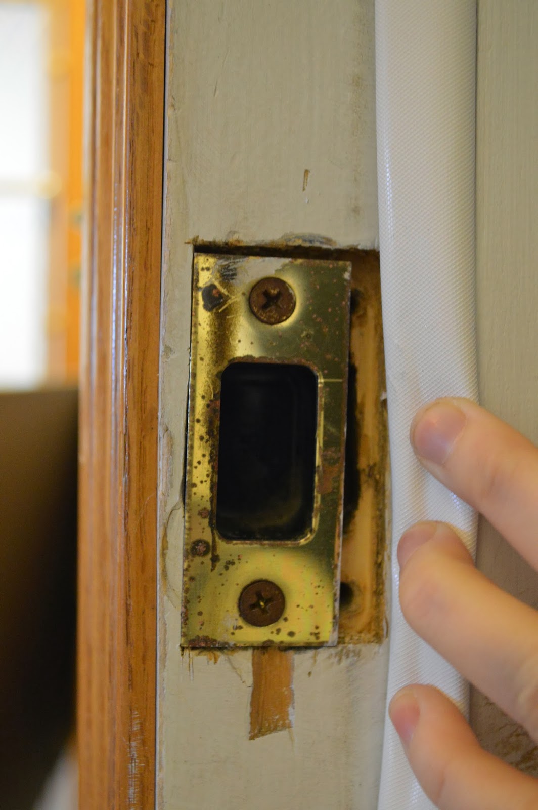 Vermillion Home Adventures The Drafty Door with a Jiggly Handle