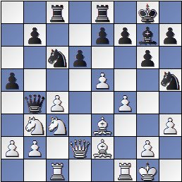 Partida de ajedrez Gamonal vs. Bum, posición después de 15… Ch5