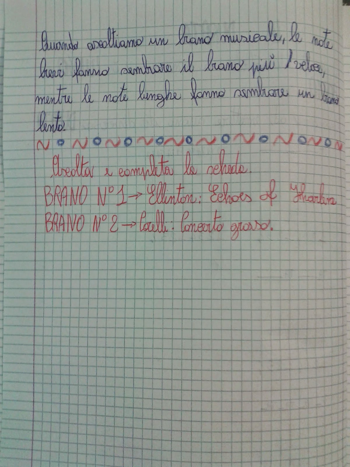 La Maestra Maria Ti Saluta Musica Classe Terza