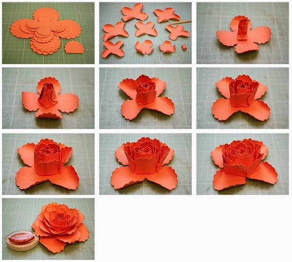 bits of paper 3d paper flowers 3d flower paper