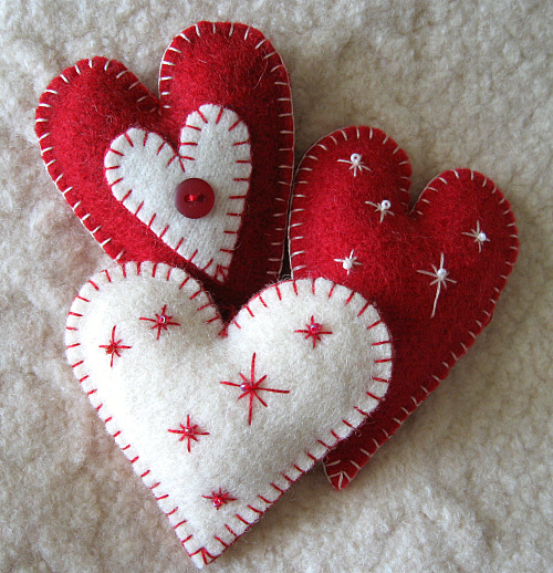 Heart Felt Ornaments Tutorial