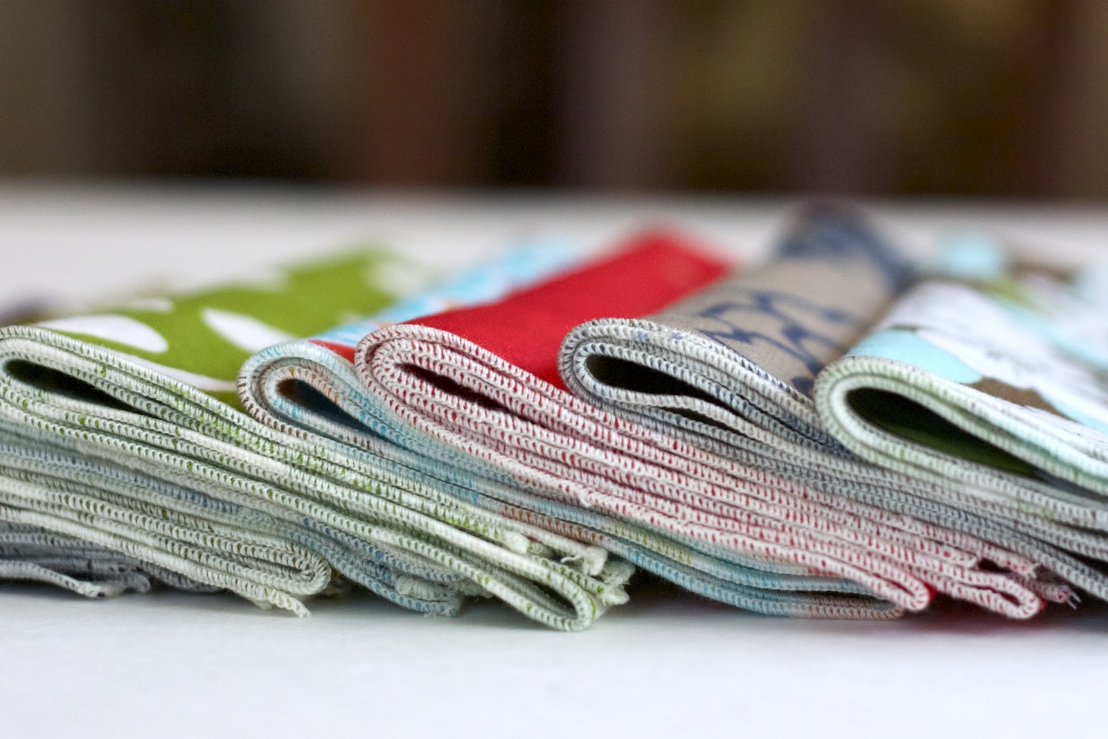 Zaaberry Serged Fabric Napkins and Some News