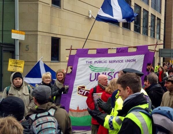 Edinburgh marches against austerity