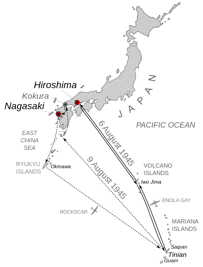 هيروشيما ونجازاكي قنبلة هيروشيما وناجازاكي