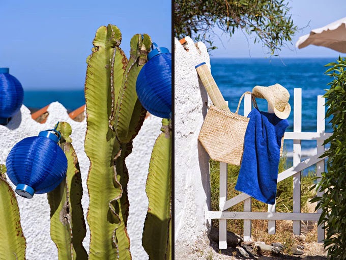 Decoración Fácil: EXTERIORES CON ENCANTO EN COLOR AZUL