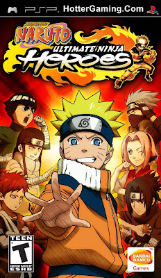 Free Download Naruto Ultimate Ninja Heroes PSP Game Cover Photo