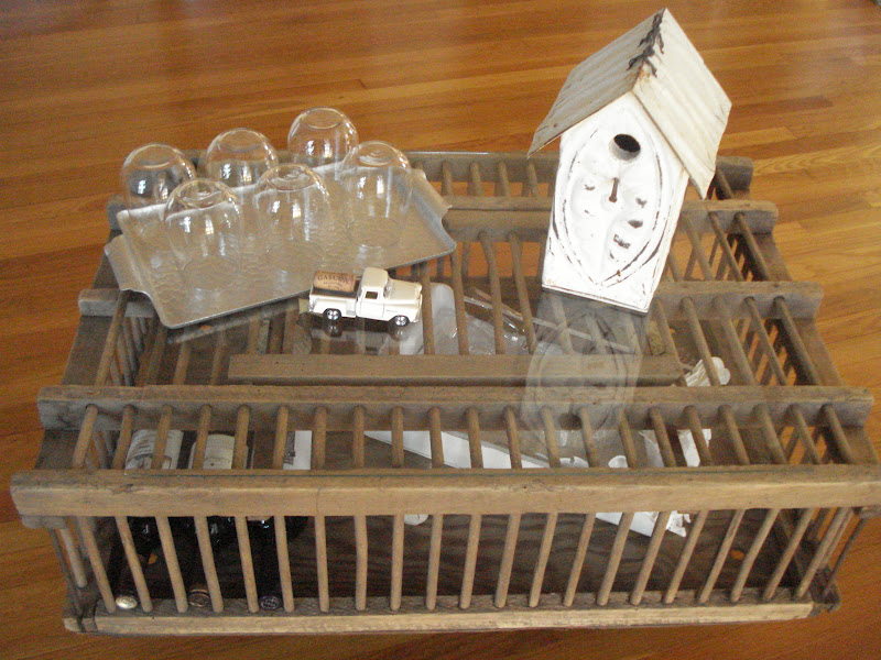 Cricket Acres Studio Vintage Bird Cage Coffee Table