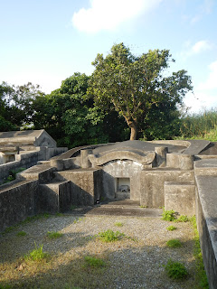 Concrete Tomb Okinawan tomb shaped like a turle's back
