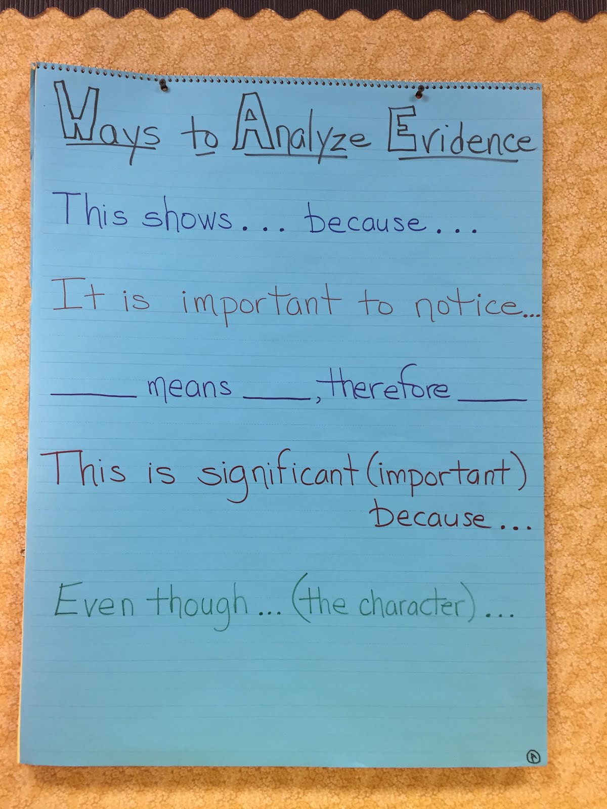Ways to Analyze Evidence