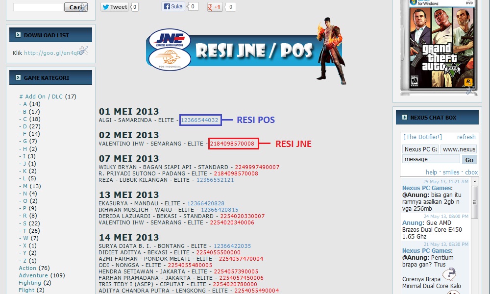 Web Untuk Cek Resi Jne | nexus pc games Web Untuk Cek Resi Jne | nexus pc games