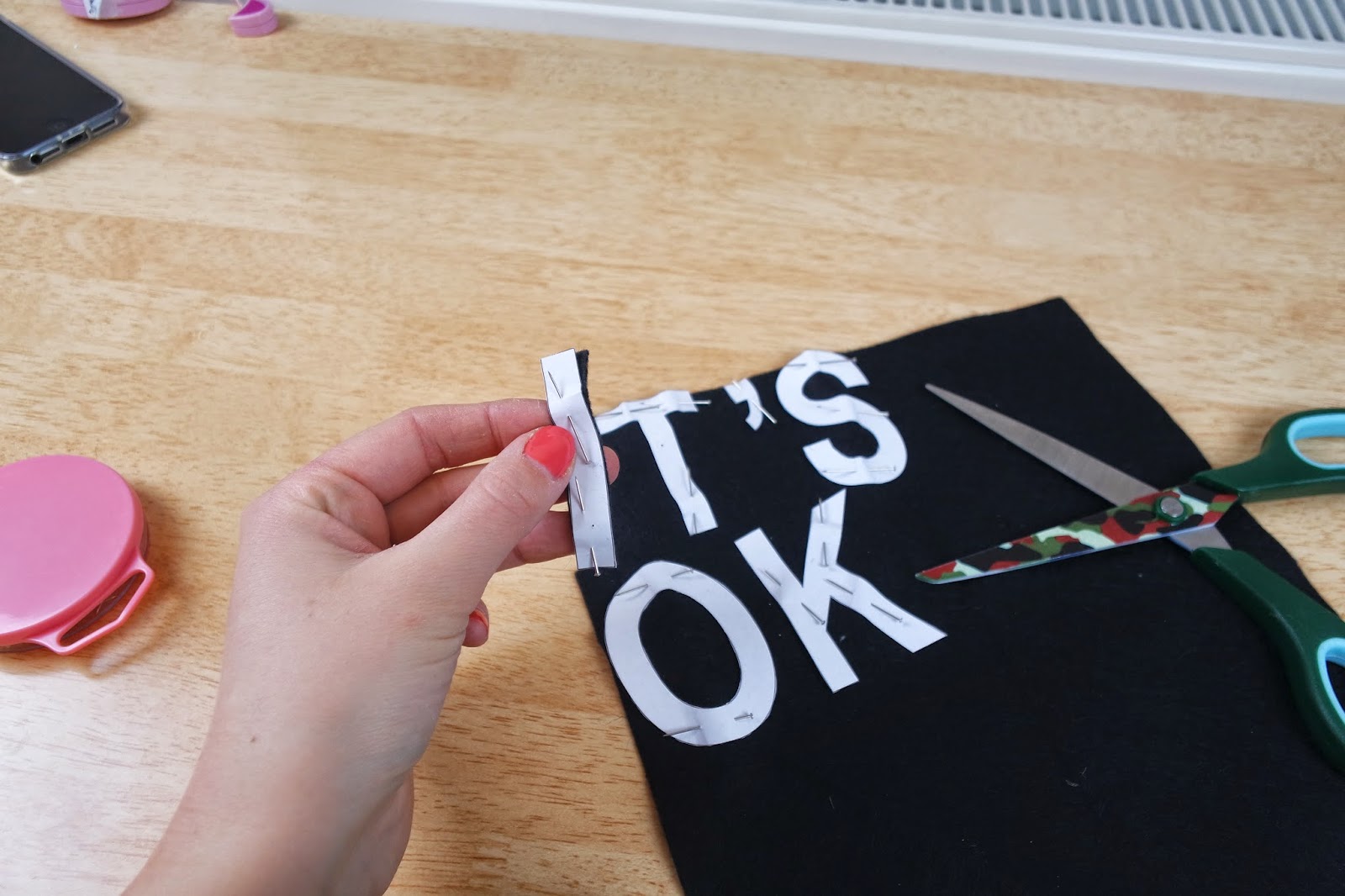 make your own it's ok banner