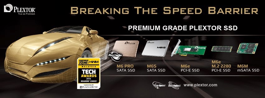 PLEXTOR wins READERS’ CHOICE Award of Tech Awards 2014 PLEXTOR READERS’ CHOICE Award of Tech Awards 2014