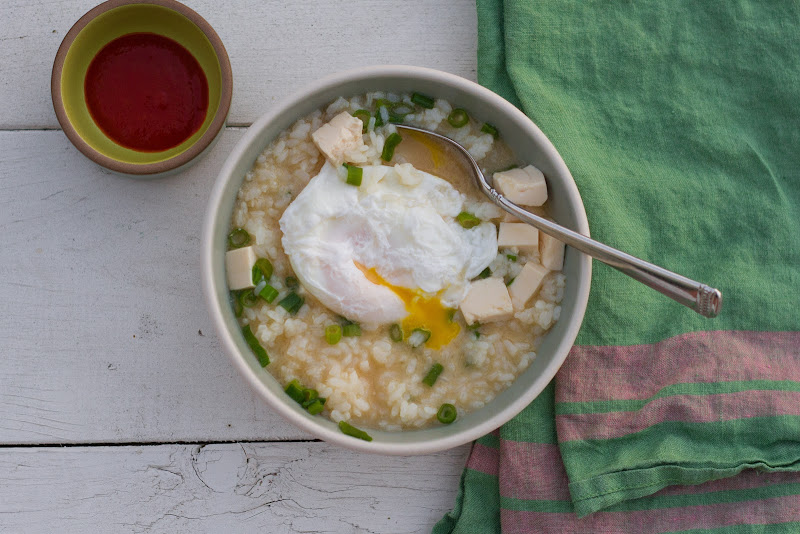 Bon Appétempt Miso Soup with Rice and Poached Egg