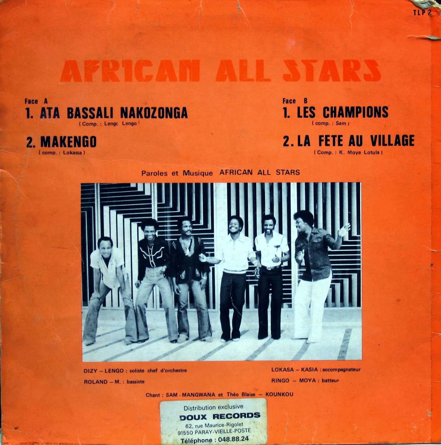  african all stars - les champions African+all+stars,+back