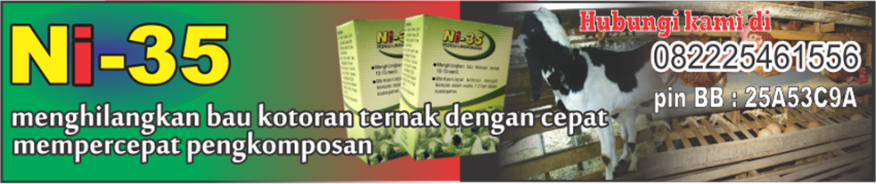 Ni-35 MENGHILANGKAN BAU KOTORAN TERNAK