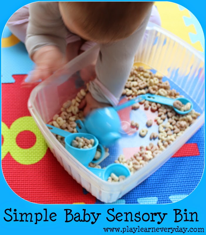 Simple Baby Sensory Bin Play and Learn Every Day
