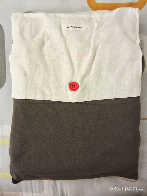 Pajamas provided to JAL First Class Passengers.