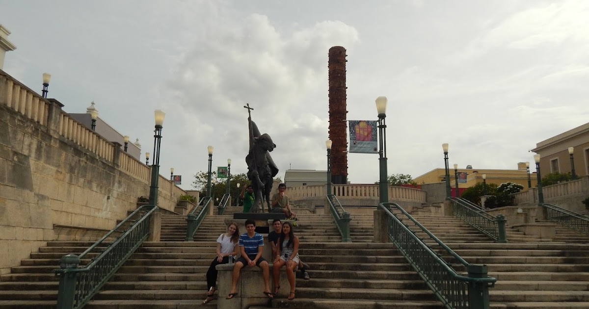 The Sites in Old San Juan Plaza del Quinto Centenario