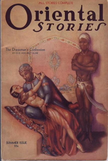 Oriental stories magazine cover