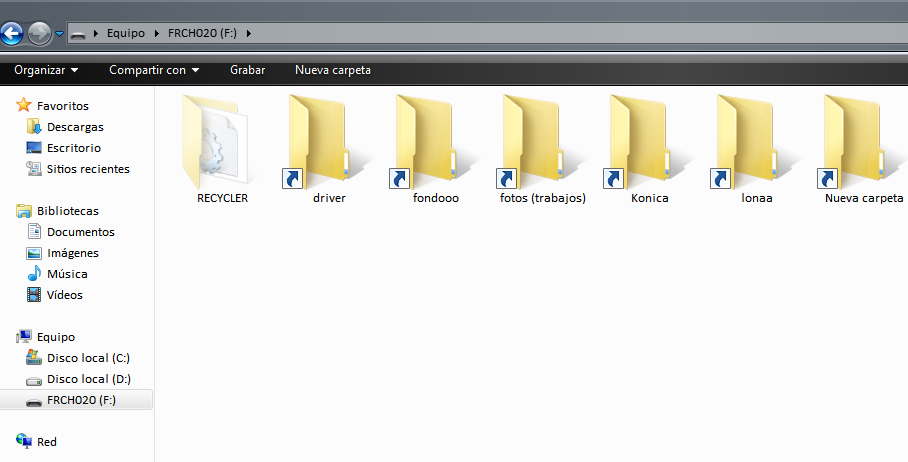 virus accesos directos memoria