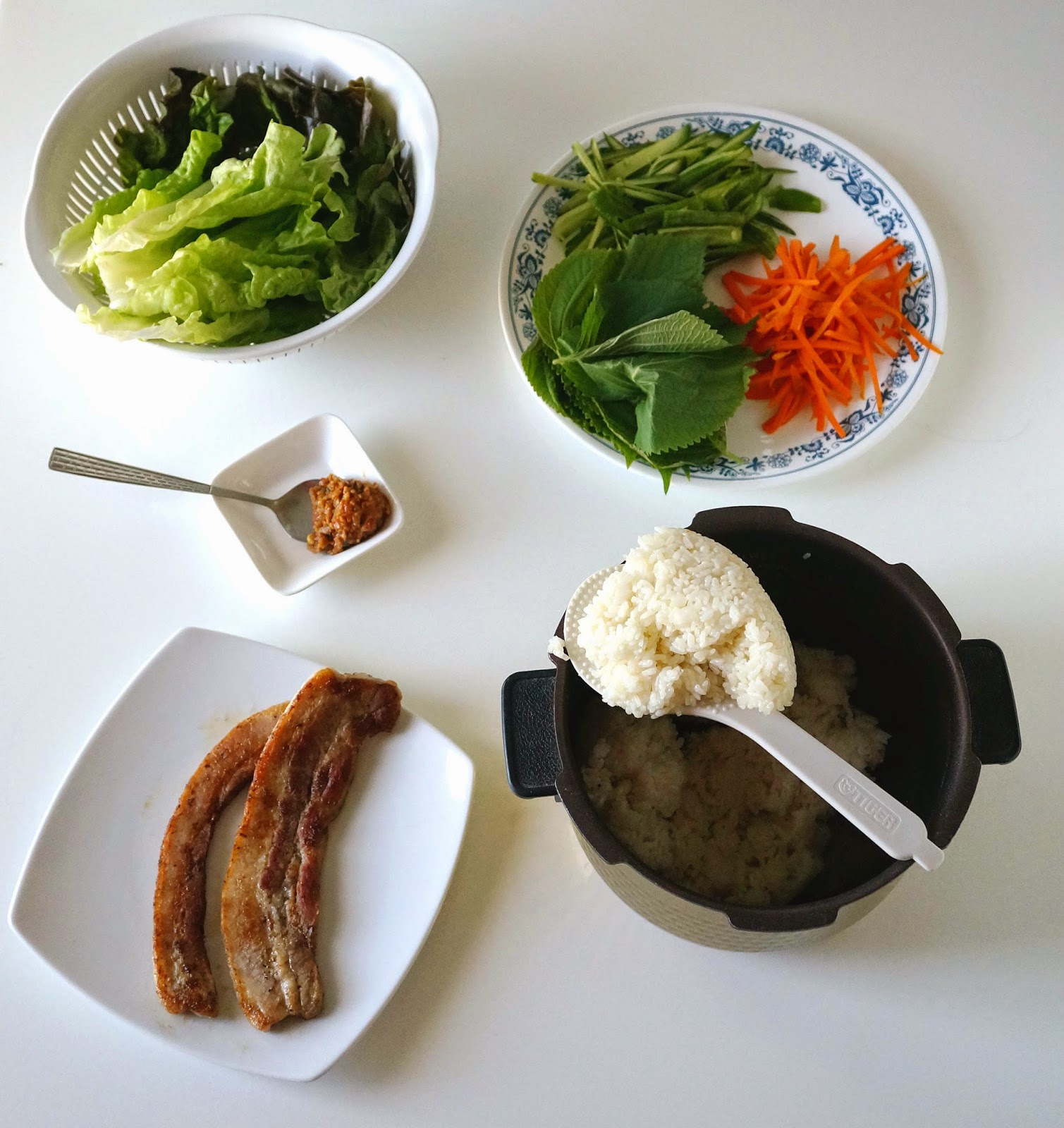 Miss Hangrypants Pork Belly Ssam Kimbap