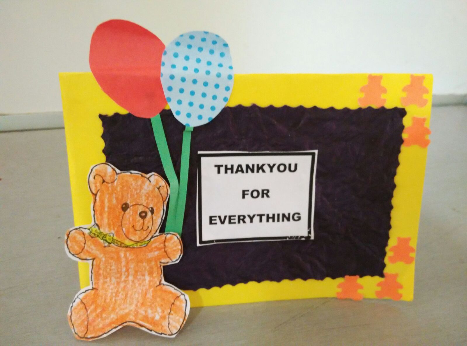 Art ,Craft ideas and bulletin boards for elementary schools Thank you day