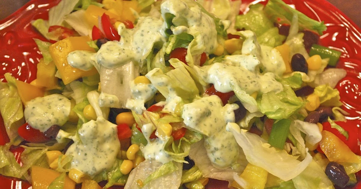 "Pointless" Meals Southwestern Chopped Salad with Cilantro Lime Dressing