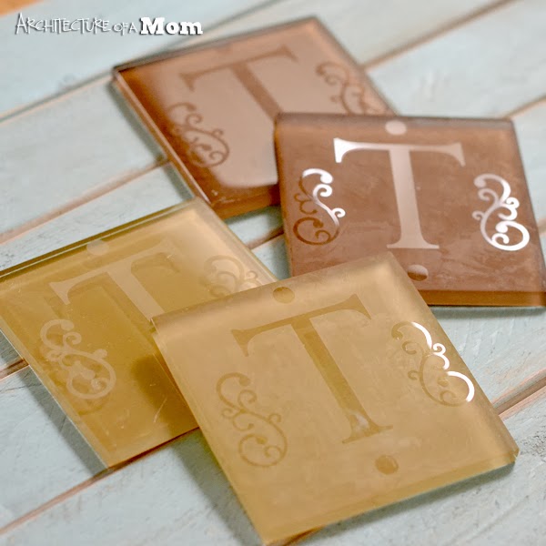 How to Etch Tiles to Make Custom Coasters (Silhouette Tutorial