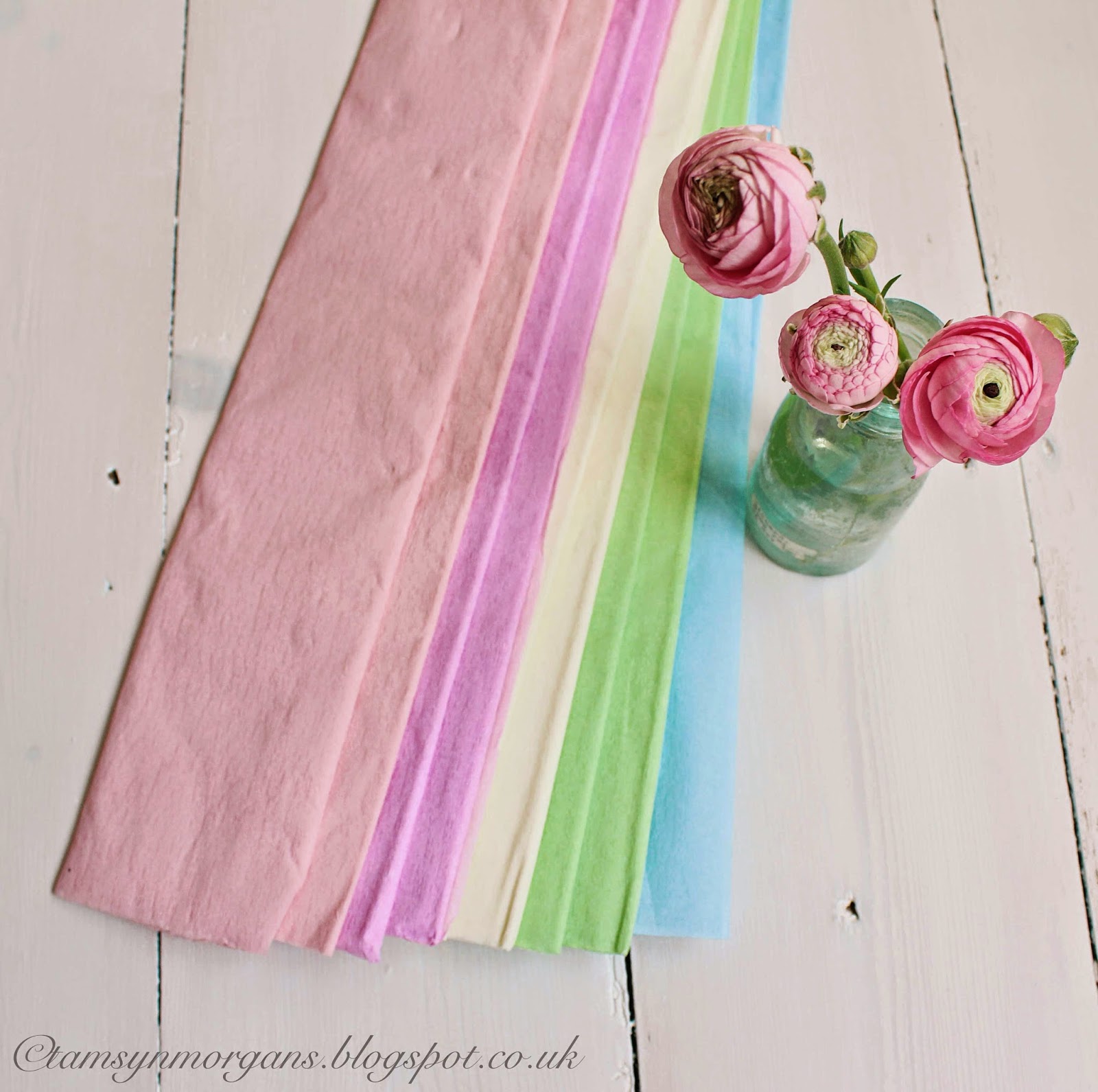 Pastel Crepe Paper The Villa on Mount Pleasant