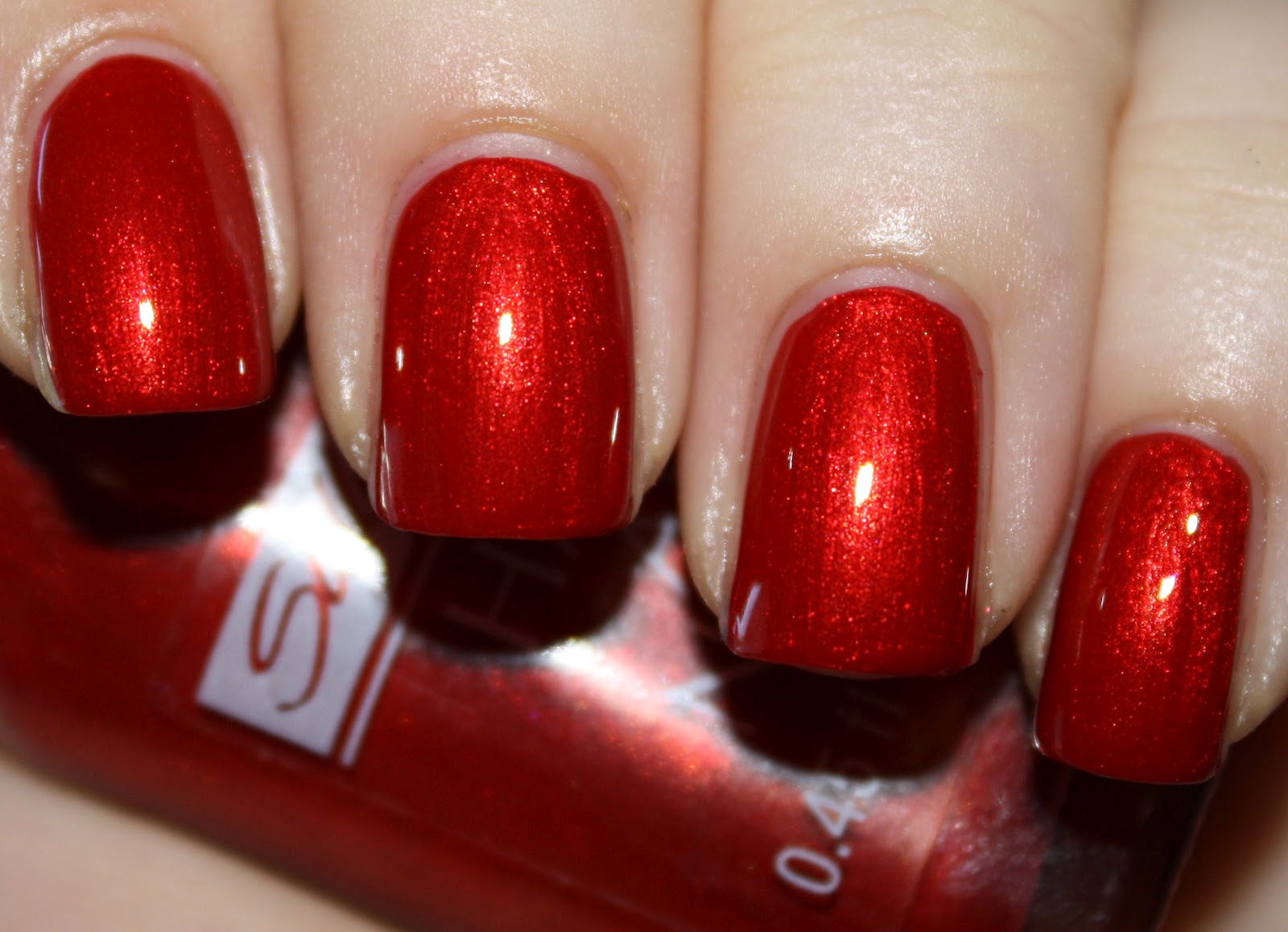 The Scholarly Nail Sally Hansen Hot Sauce and Cool It! Frost Vintage