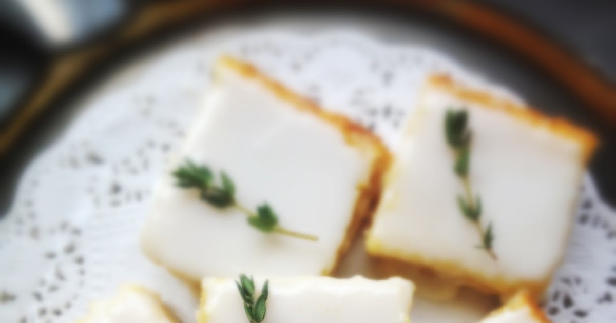 Lemon Thyme Bars D.M.R. Fine Foods