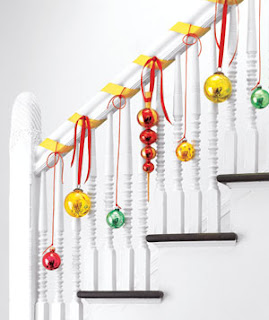 Decoração de escadas no natal Decoração de escadas no natal