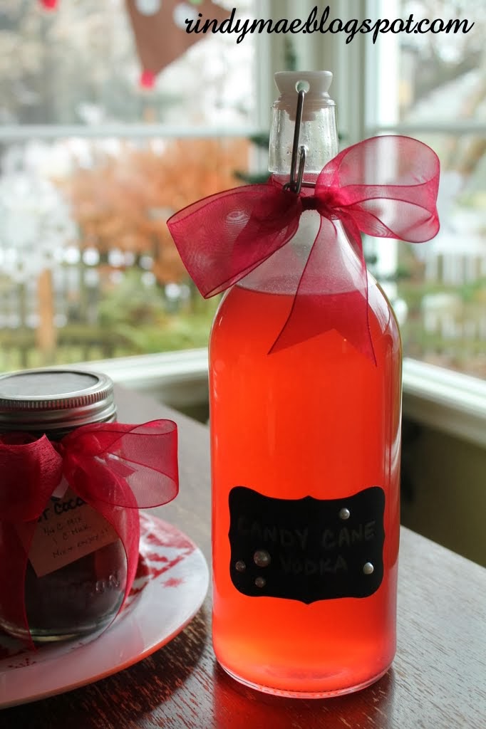 Rindy Mae Homemade Candy Cane Vodka Gift