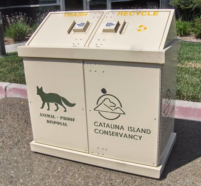 Friends of the Island Fox FIF Funds Three "FoxSaver" Bins for