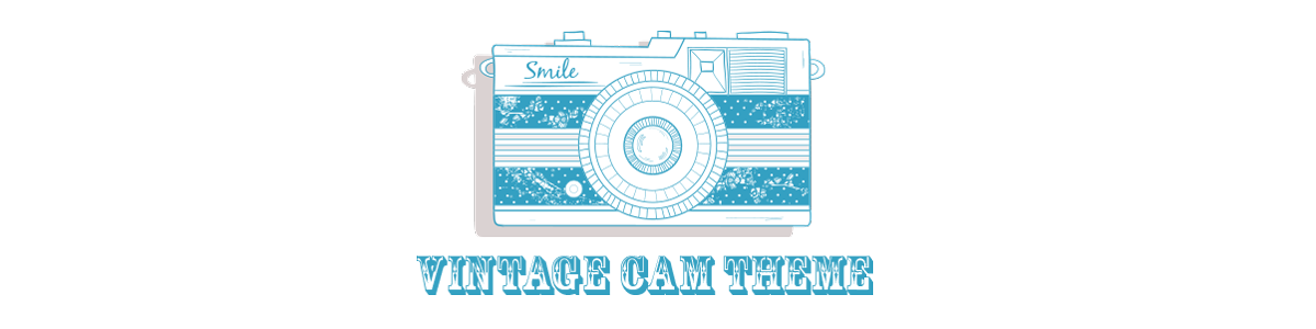 Vintage Cam Theme in Blue