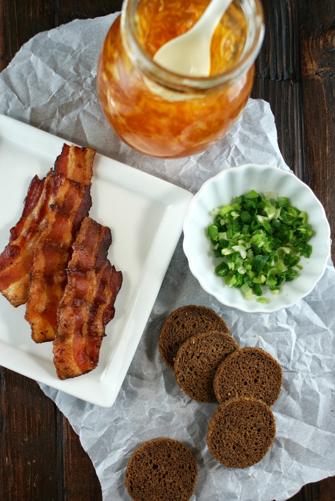 Authentic Suburban Gourmet Bacon and Orange Marmalade Canapés Friday Night Bites