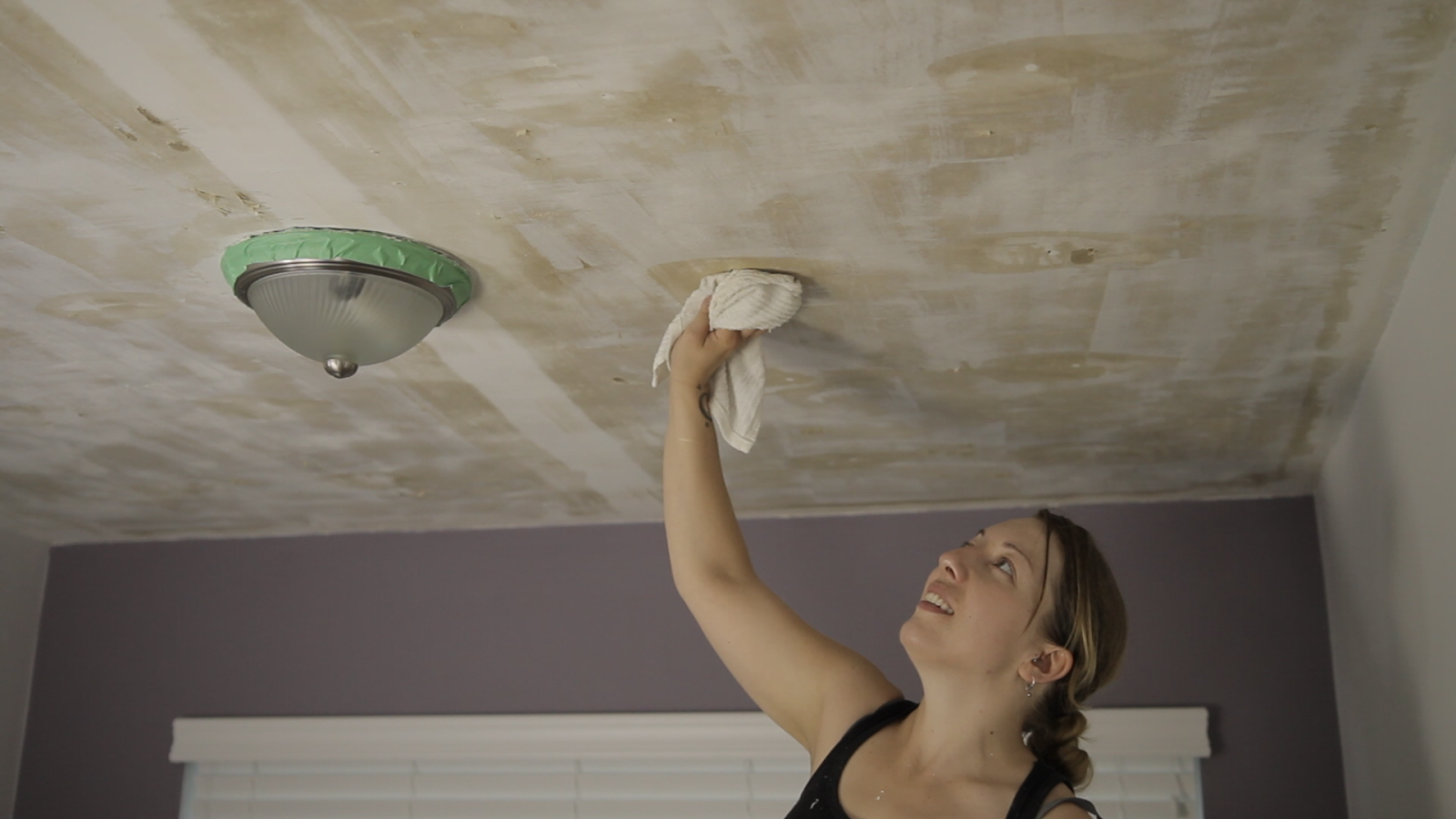 EZ Strip Blog Remove Painted Popcorn Ceiling DIY Style!