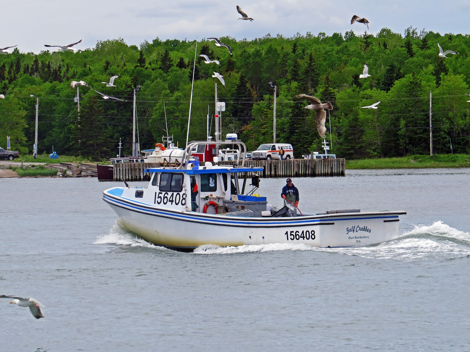 A Cape Breton, Nova Scotia, Photo Gallery Fishing Boat Gulf Crabber