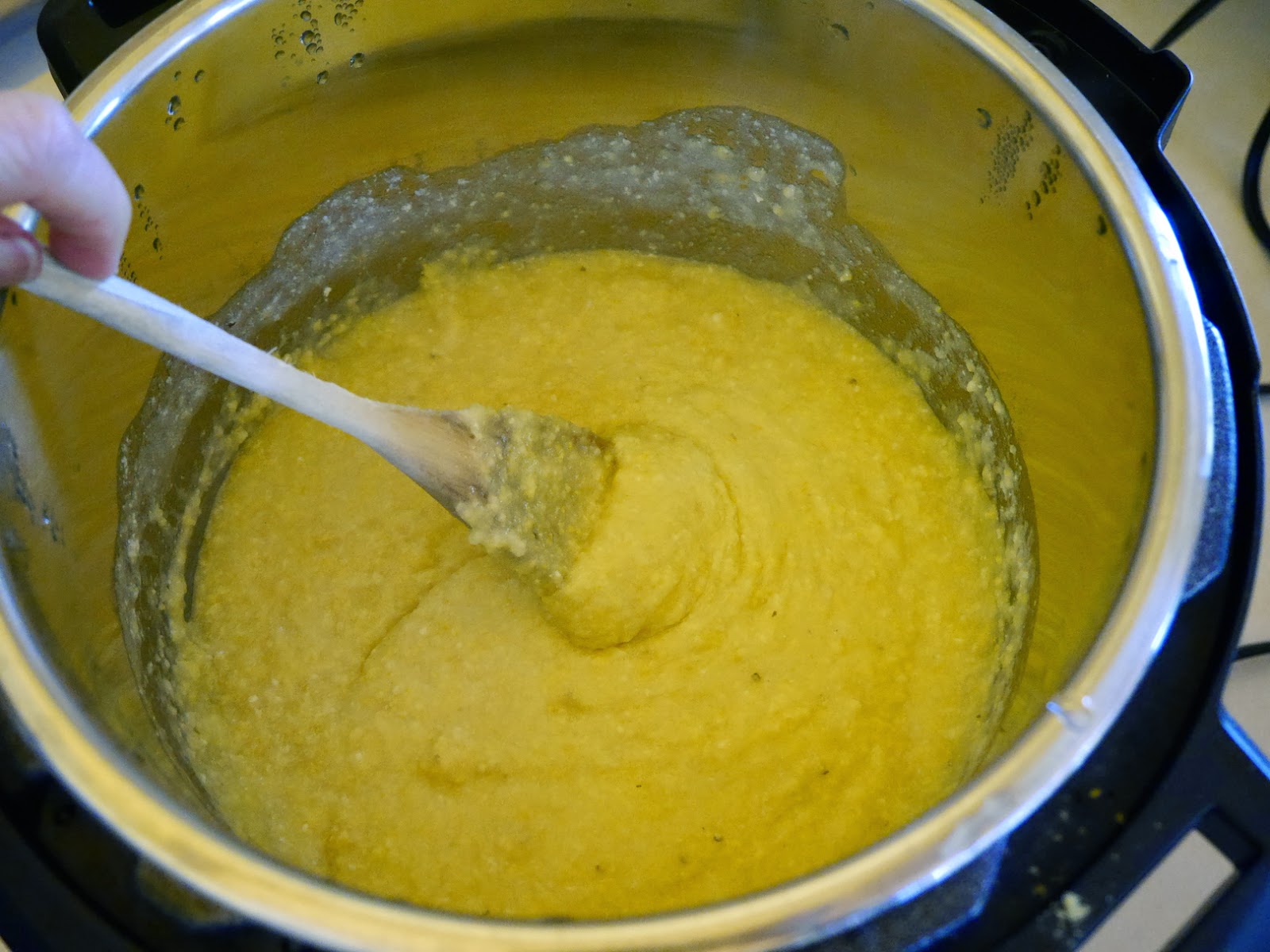 Foods For Long Life Making Polenta in my Instant Pot Pressure Cooker