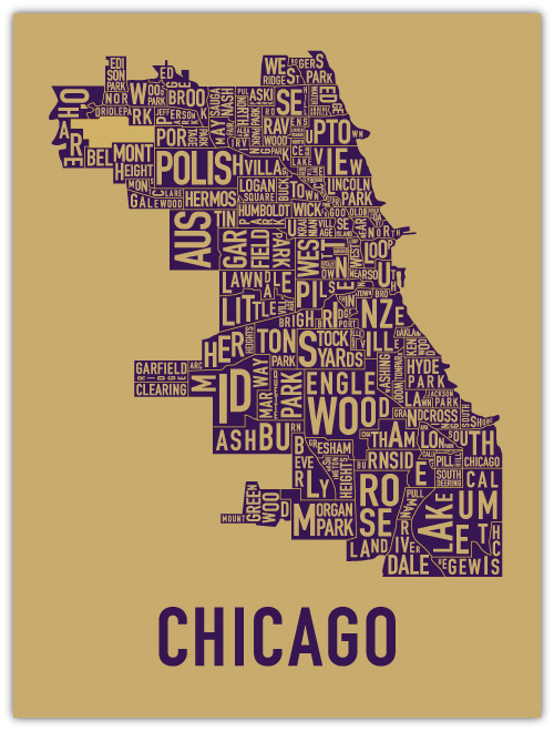 Cream colored ponies & crisp rhubarb strudels... Chicago (Ork Posters!)