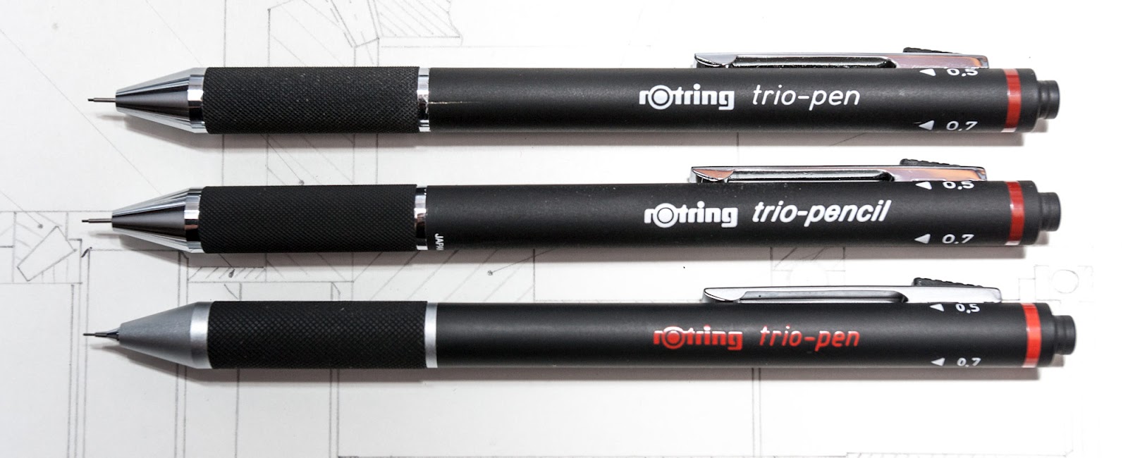 Drafting and Mechanical Pencils: rotring trio pencil - 502705