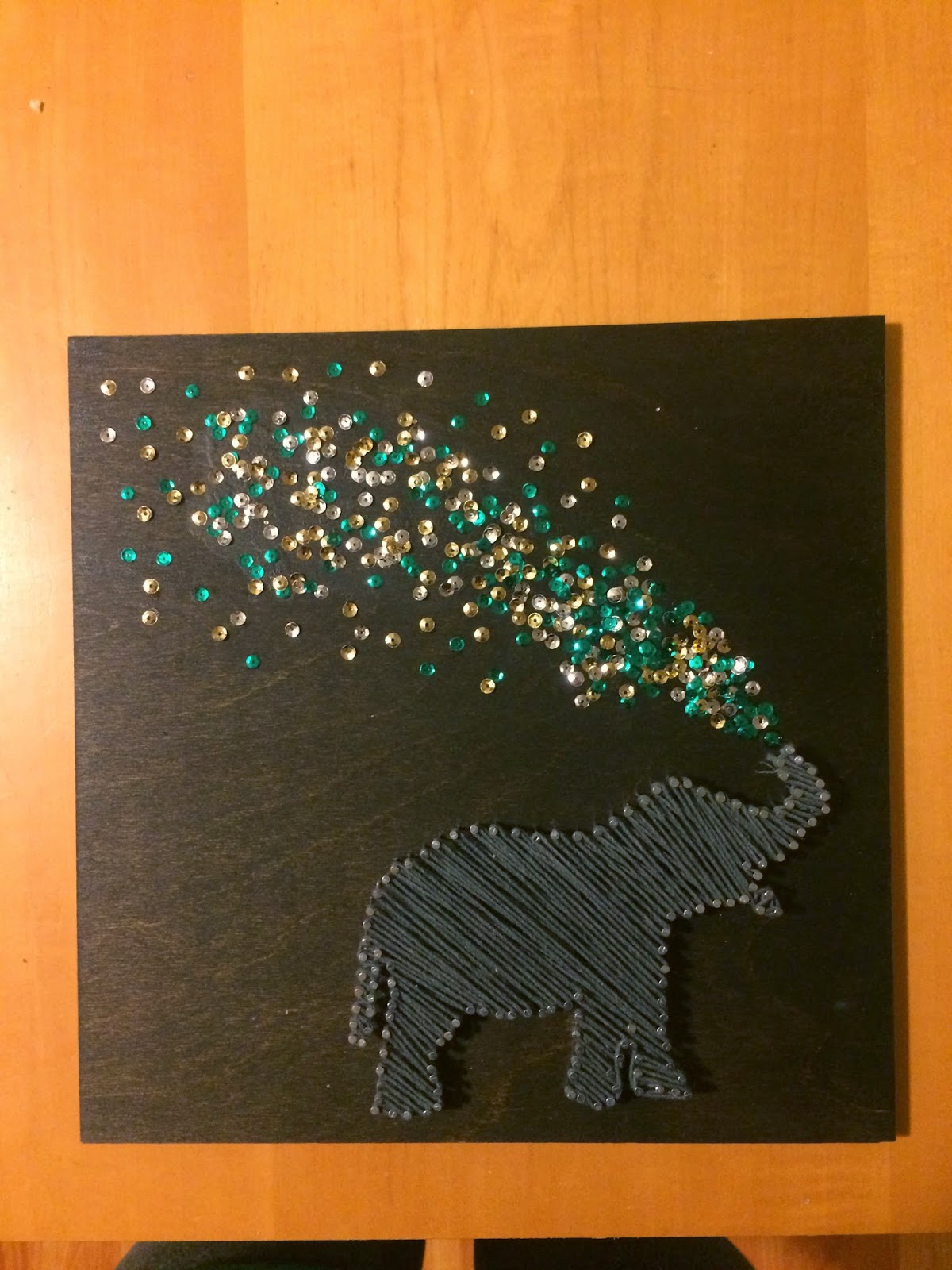 Amanda takes on EVERYTHING! String Art 1 The Elephant