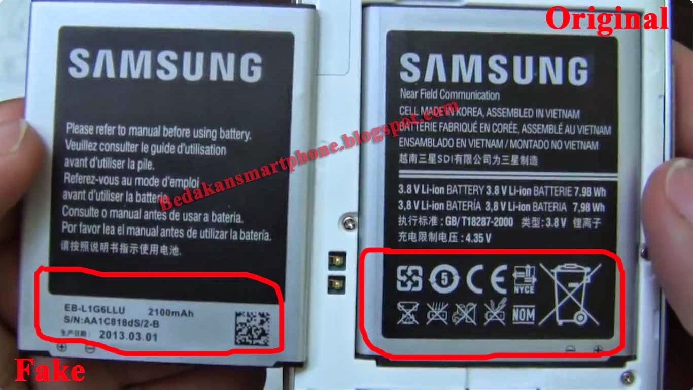Teliti Embel-embel Baterai yang Digunakan  Samsung Galaxy S3 Supercopy